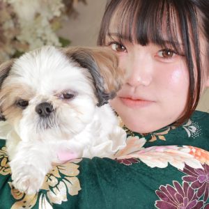 成人式の前撮り‼️わんちゃんとはこう撮る！🐶💖