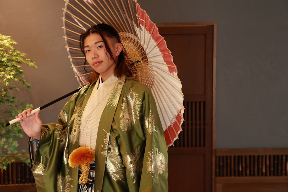 成人式で紋付着る男はかっこいい！